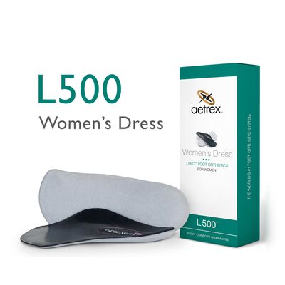 Women's Dress Orthotics - 3/4 Insole for Dress Shoes